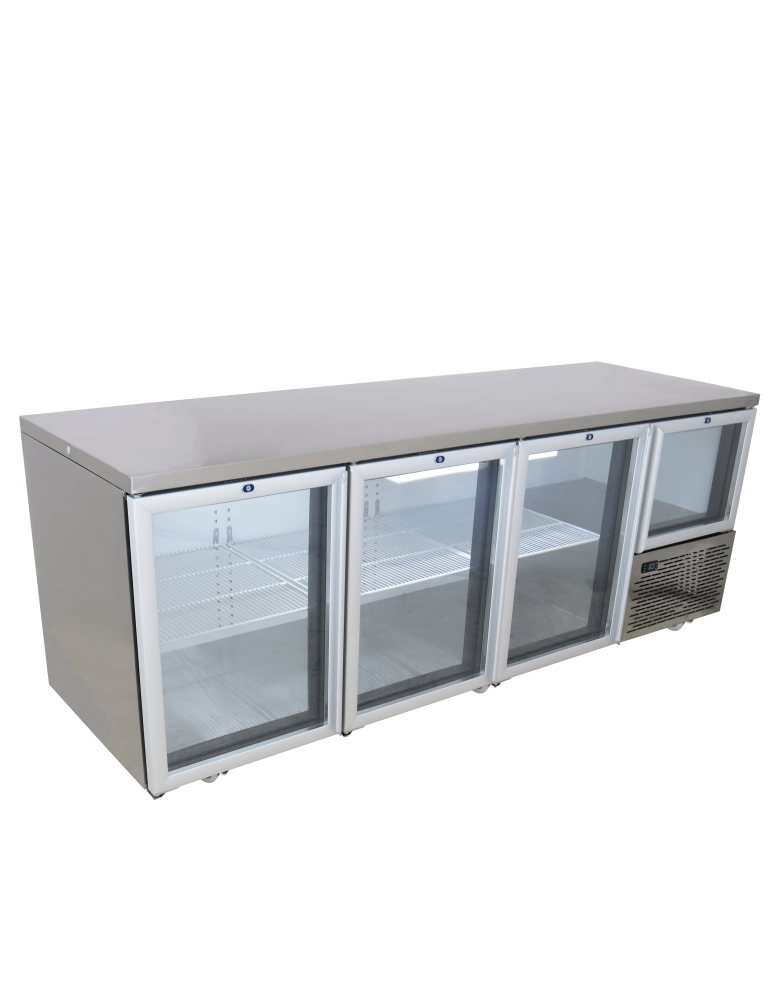 3.5 Glass Door Underbar Fridge 2295mm / 893L