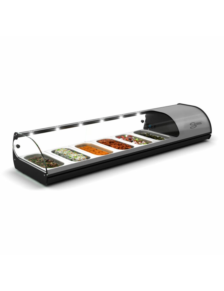 COLD FOOD BAR - SALVADORE 8 INSERT - SILVER