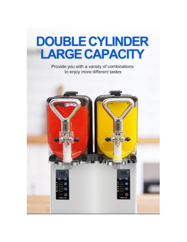 GSEICE SLUSH MACHINE - 2 X 3LT