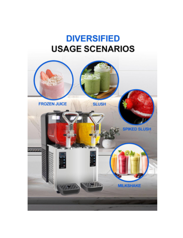 GSEICE SLUSH MACHINE - 2 X 3LT