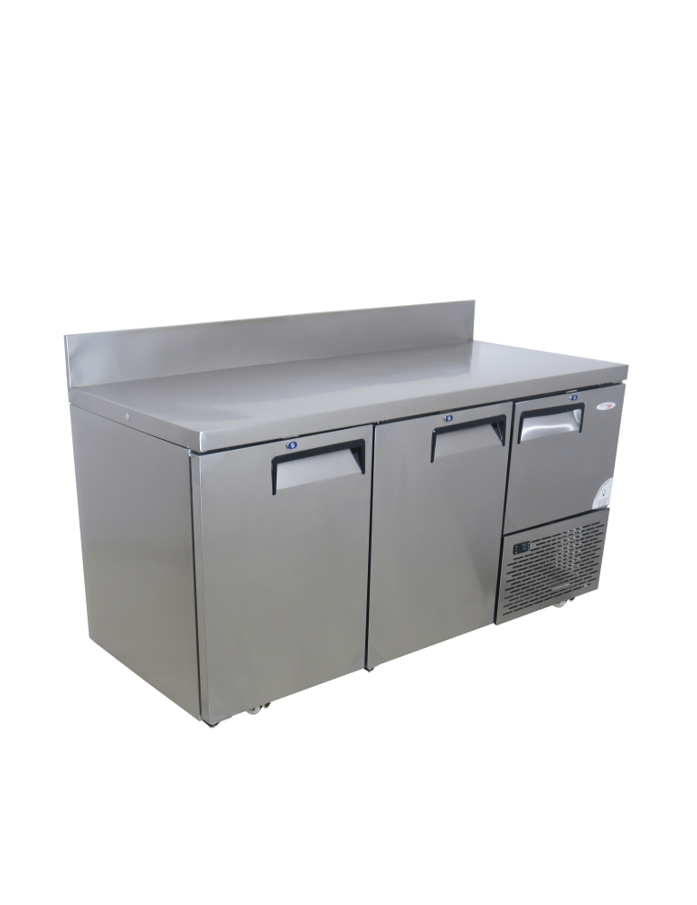 2.5 S/Steel Door Underbar Fridge Splash Back 1722mm / 633L
