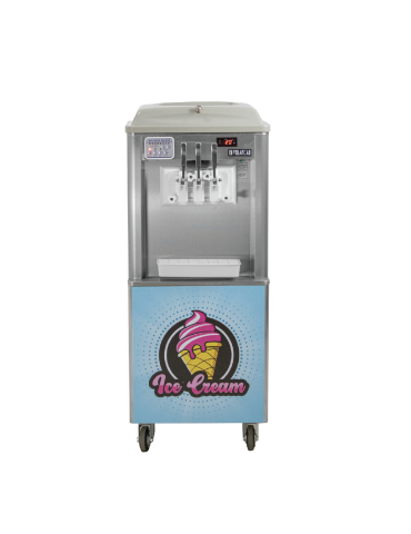 POLARCAB SOFT SERVE MACHINE WITH REFR HOPPER & AIR PUMP - F/S