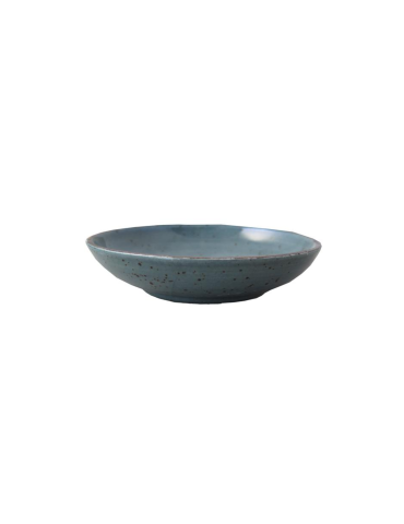ELE RUSTIC BLUE FLAT BOWL        10.5 CM (PACK OF 24)