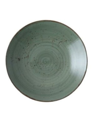 ELE RUSTIC D GREEN COUPE BOWLS 30CM , SET OF 6