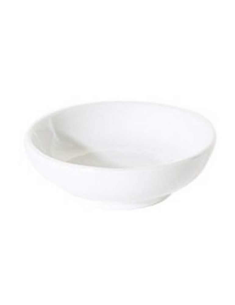 PRIMA - WHITE - SAUCE DISH - 6CM (24) (PACK OF 24)