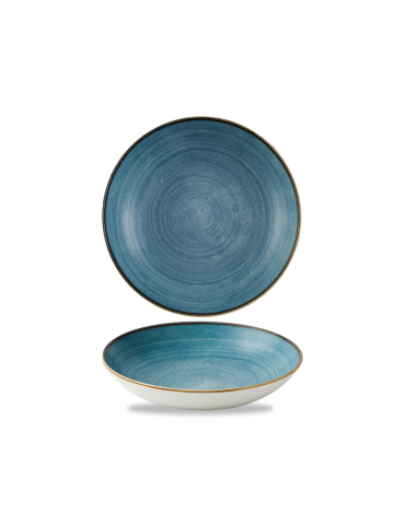 STONECAST RAW - TEAL - COUPE BOWL - 24.8CM (12) (PACK OF 12)