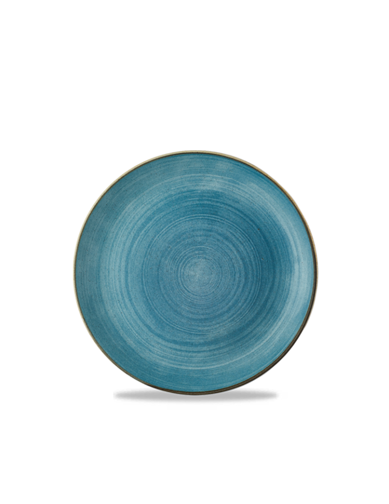 STONECAST RAW - TEAL - COUPE PLATE - 28.8CM (12) (PACK OF 12)