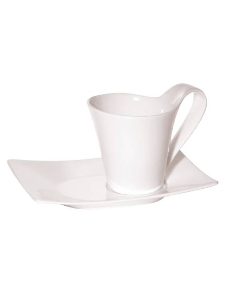 NEW BONE - WHITE - LONG SAUCER - 20.7CM (24) (PACK OF 24)