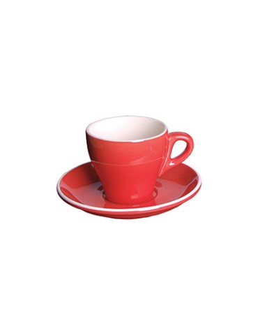ITALIA - RED - CAPPUCCINO SAUCER - 14.1CM (12) (PACK OF 12)