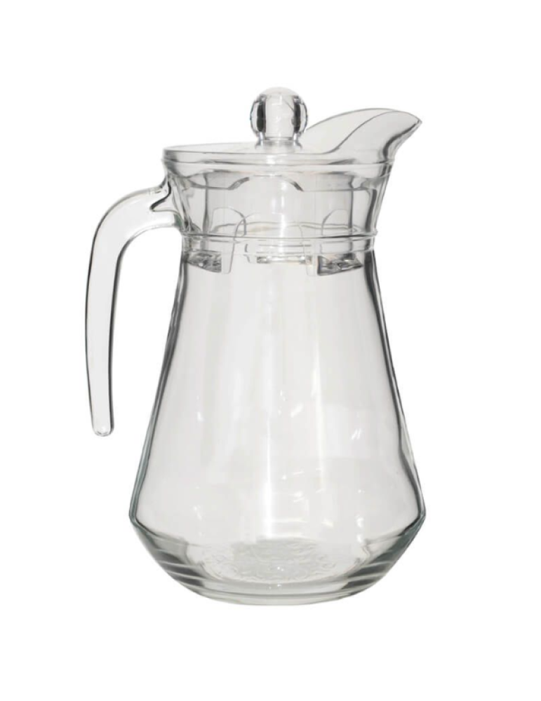CATERING JUG WATER WITH LID 1.3LT  (6 PACK)