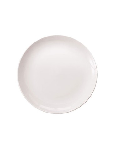 NEW BONE - WHITE - ROUND COUPE PLATE - 16.5CM (24) (PACK OF 24)