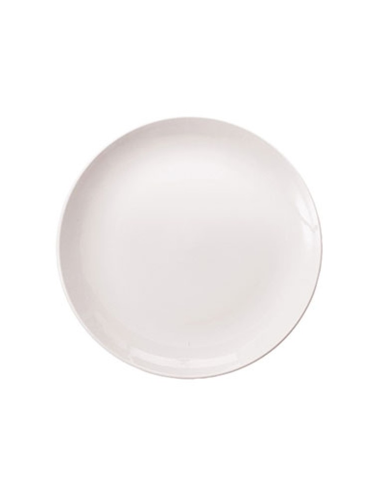NEW BONE - WHITE - ROUND COUPE PLATE - 16.5CM (24) (PACK OF 24)