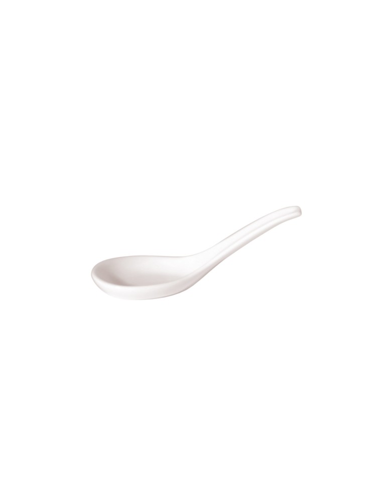 NEW BONE - WHITE - CHINESE SPOON - 13CM (10) (PACK OF 10)