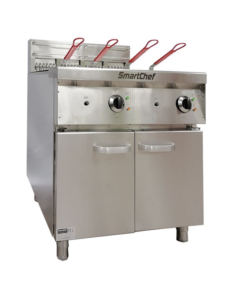 SMARTCHEF ELEC FRYER - 2 X 30LT -  FLOOR STANDING