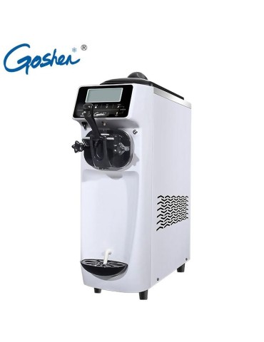 GOSHEN SOFT SERVE MACHINE WITH REFR HOPPER - TABLE MODEL - SINGLE BARREL