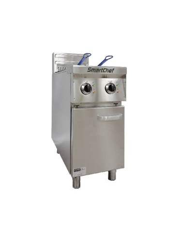 SMARTCHEF ELEC FRYER - 2 X 15LT -  FLOOR STANDING