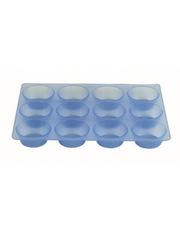 MOULD SILICON MUFFIN - 12 CUPS - 70MM X 30MM (PACK OF 1)