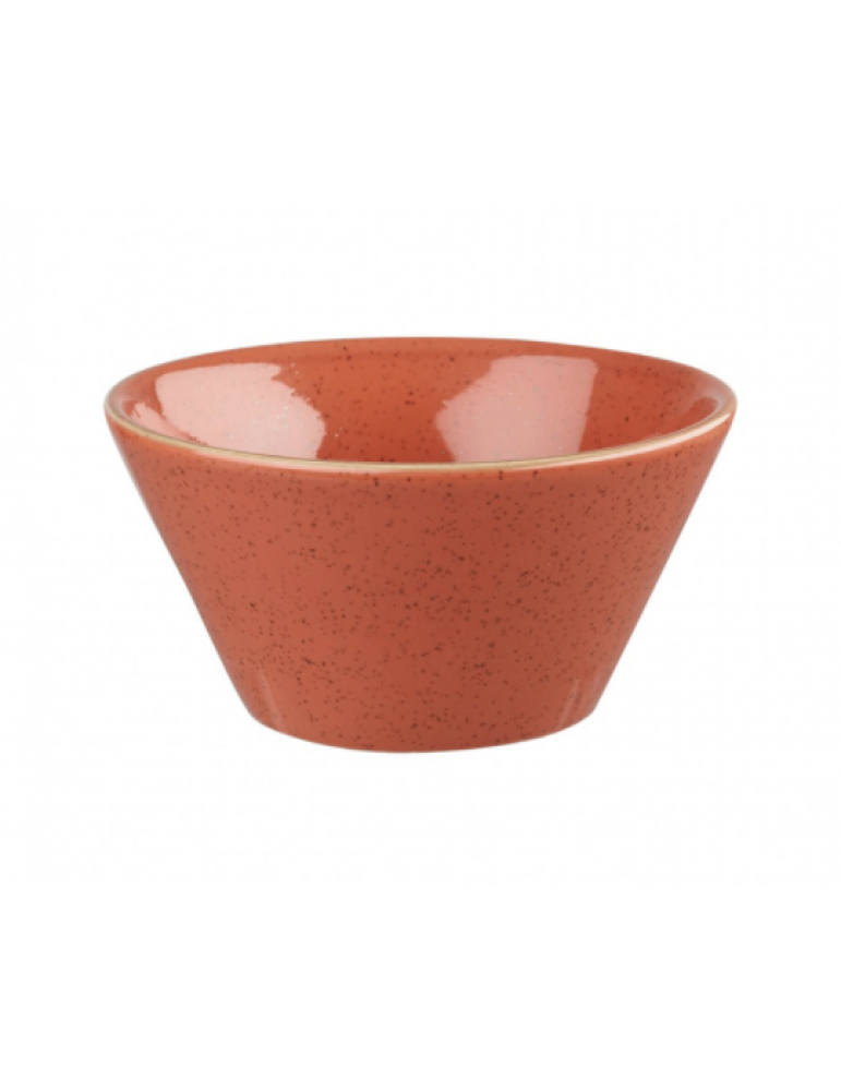 STONECAST - SPICED ORANGE - ZEST BOWL - 12.1CM X 6.5CM (12) (PACK OF 12)