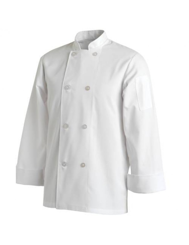 CHEFS UNIFORM JACKET BASIC LONG - SMALL 