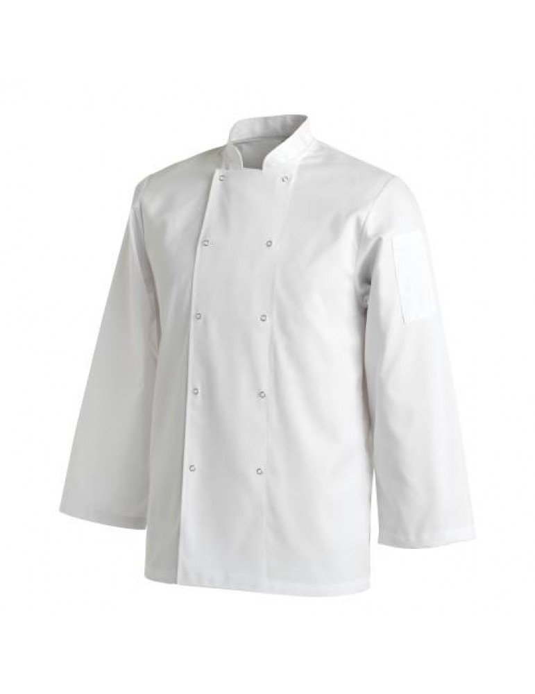 CHEFS UNIFORM JACKET LAUNDRY COAT LONG - LARGE