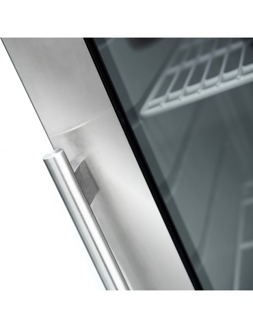 POLARCAB UPRIGHT FREEZER WITH GLASS DOOR - 300LT