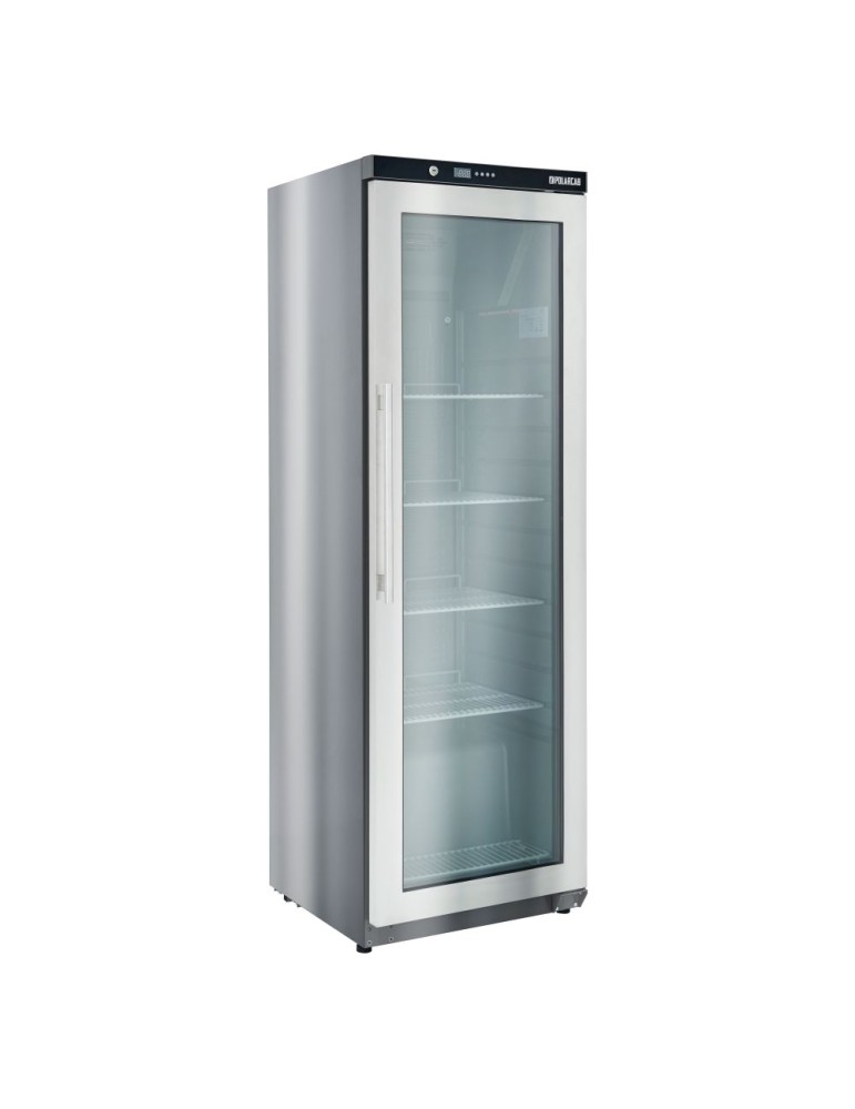 POLARCAB UPRIGHT FREEZER WITH GLASS DOOR - 300LT