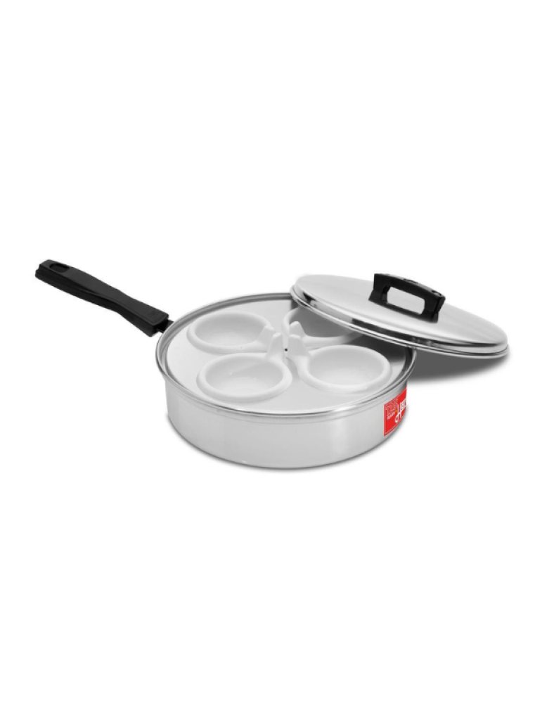 EGG POACHER ALUMINIUM - 4 CUP (PACK OF 1)