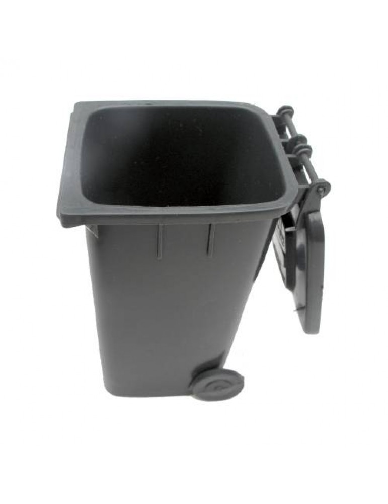 MOBILE REFUSE BIN 130LT (CHARCOAL) GENERAL WASTE