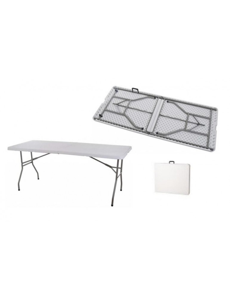 6 SEATER TABLE  FOLDING PLASTIC TOP 1800MM (PRICE EXCLUDES DELIVERY OUTSIDE GAUTENG)