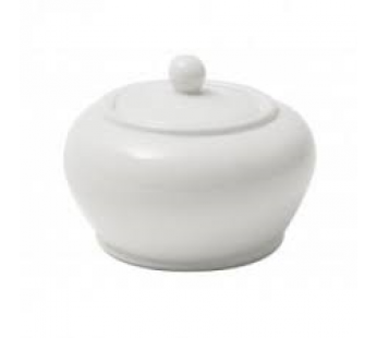 PRIMA - WHITE - SUGAR BOWL WITH LID -20...