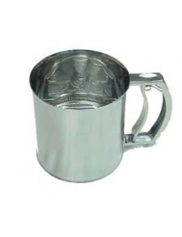 FLOUR SIFTER S/STEEL - 5 CUPS