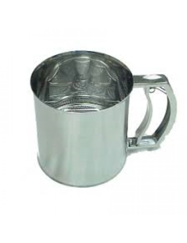 FLOUR SIFTER S/STEEL - 5 CUPS