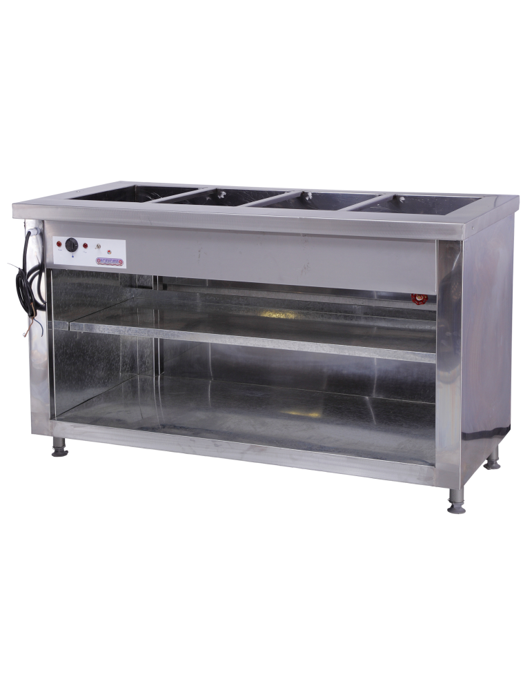 AQUARIUS 4 DIV FLOOR MODEL BAIN MARIE (7-10 DAYS FOR MANUFACTURING)