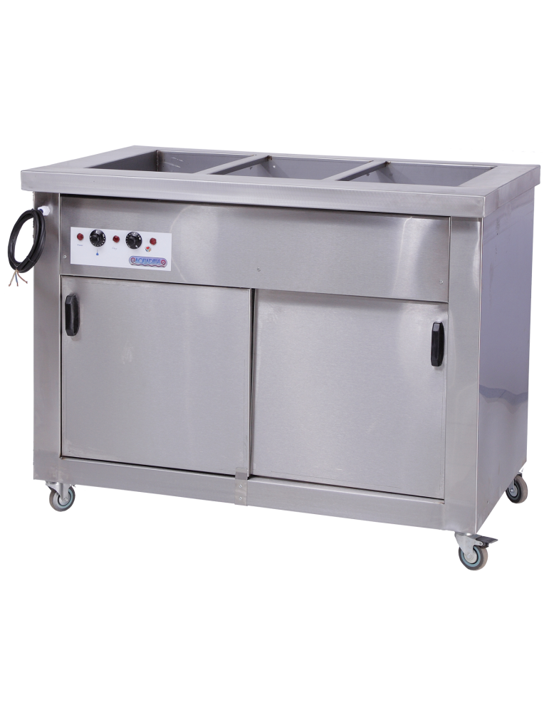 AQUARIUS 3  DIV HOT CLOSET BAIN MARIE (7-10 DAYS FOR MANUFACTURE)