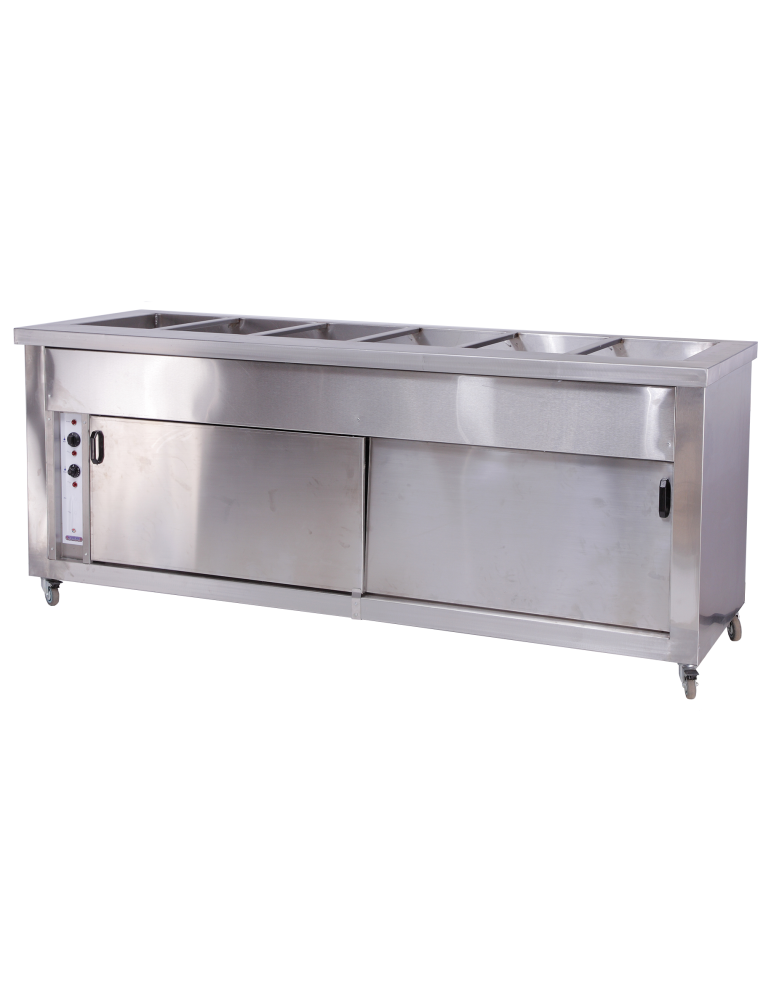 AQUARIUS 6 DIV HOT CLOSET BAIN MARIE (7-10 DAYS FOR MANUFACTURE)