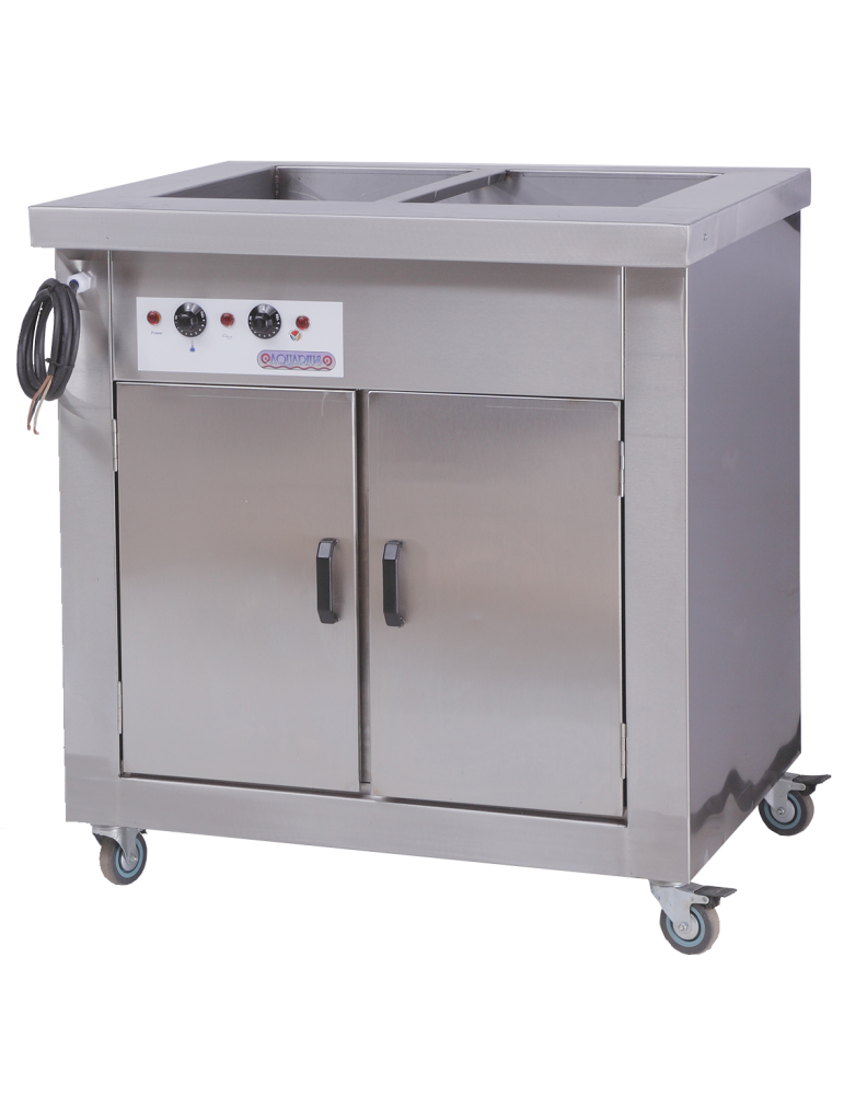 AQUARIUS 2 DIV HOT CLOSET BAIN MARIE  (7-10 DAYS FOR MANUFACTURE)