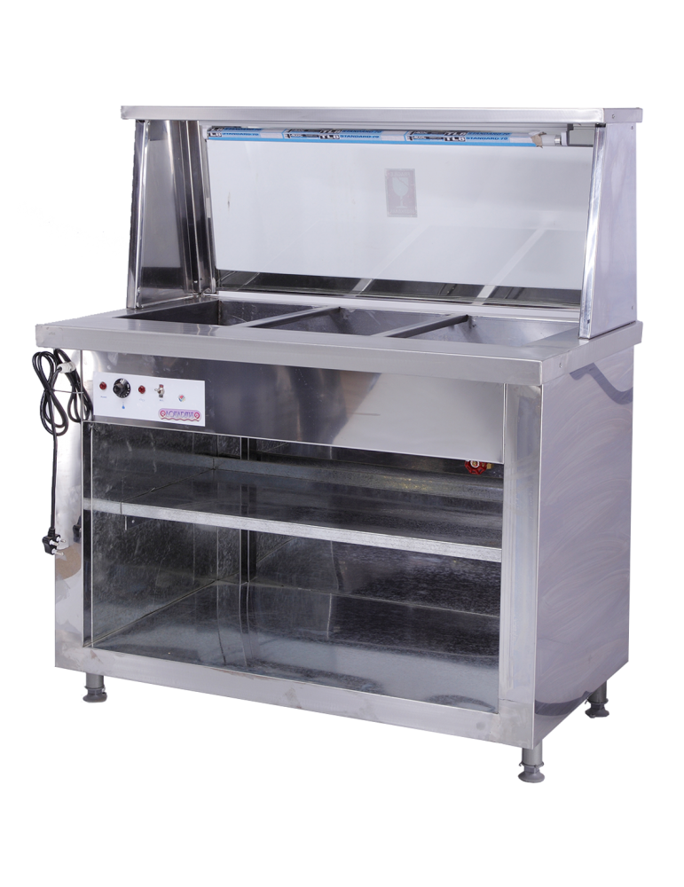 ECONO ( 9000 ) 3 DIV BAIN MARIE & SNEEZE GAURD (7-10 DAYS FOR MANUFACTURE) ECONO ( 9000 ) 3 DIV BAIN MARIE & SNEEZE GAURD (7-10 DAYS FOR MANUFACTURE)