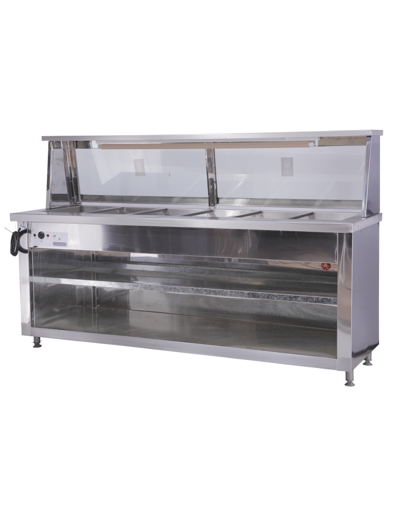 ECONO ( 9000 ) 6 DIV BAIN MARIE & SNEEZE GAURD (7-10 DAYS FOR MANUFACTURE) ECONO ( 9000 ) 6 DIV BAIN MARIE & SNEEZE GAURD (7-10 DAYS FOR MANUFACTURE)