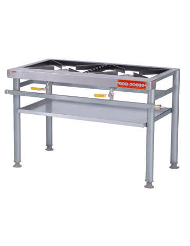 EZY GRILL 2 BURNER STRAIGHT BOILING TABLE  (15 - 20 WORKING DAYS FOR DELIVERY)