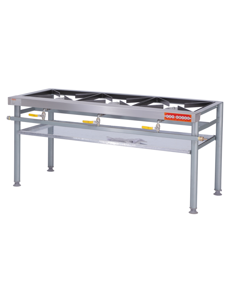 EZY GRILL 3 BURNER STRAIGHT BOILING TABLE    (15 - 20 WORKING DAYS FOR DELIVERY)