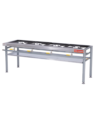 EZY GRILL 4 BURNER STRAIGHT BOILING TABLE  (10-14 WORKING DAYS FOR DELIVERY)