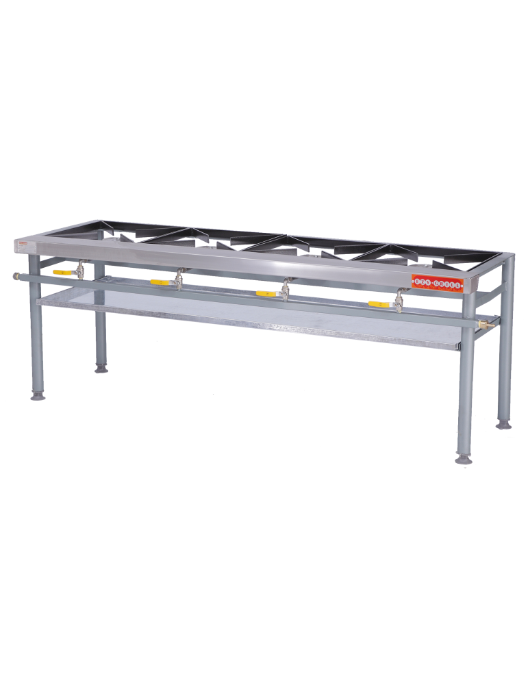 EZY GRILL 4 BURNER STRAIGHT BOILING TABLE  (10-14 WORKING DAYS FOR DELIVERY)