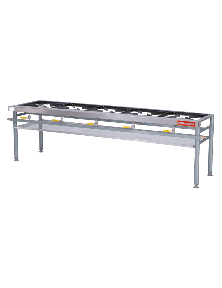 EZY GRILL 5 BURNER STRAIGHT BOILING TABLE (10-14 WORKING DAYS FOR DELIVERY)