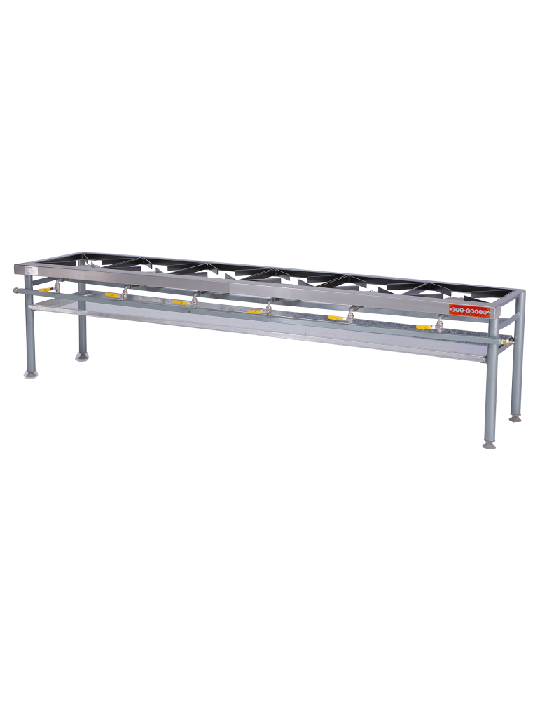 EZY GRILL 6 BURNER  STRAIGHT BOILING TABLE  (7-10 WORKING DAYS FOR DELIVERY)
