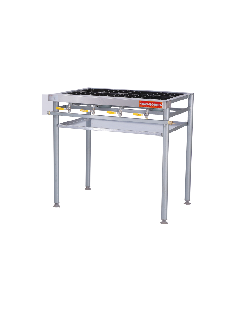 EZY GRILL 4 BURNER STAGGERED BOILING TABLE  (10-14 WORKING DAYS FOR DELIVERY)