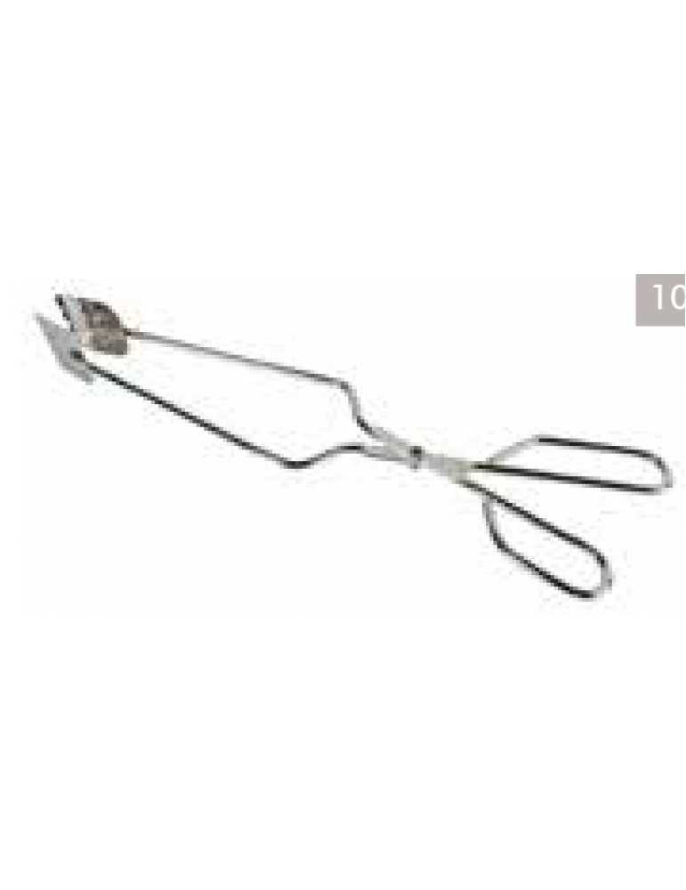 TONGS FLAT HEAD S/STEEL MED