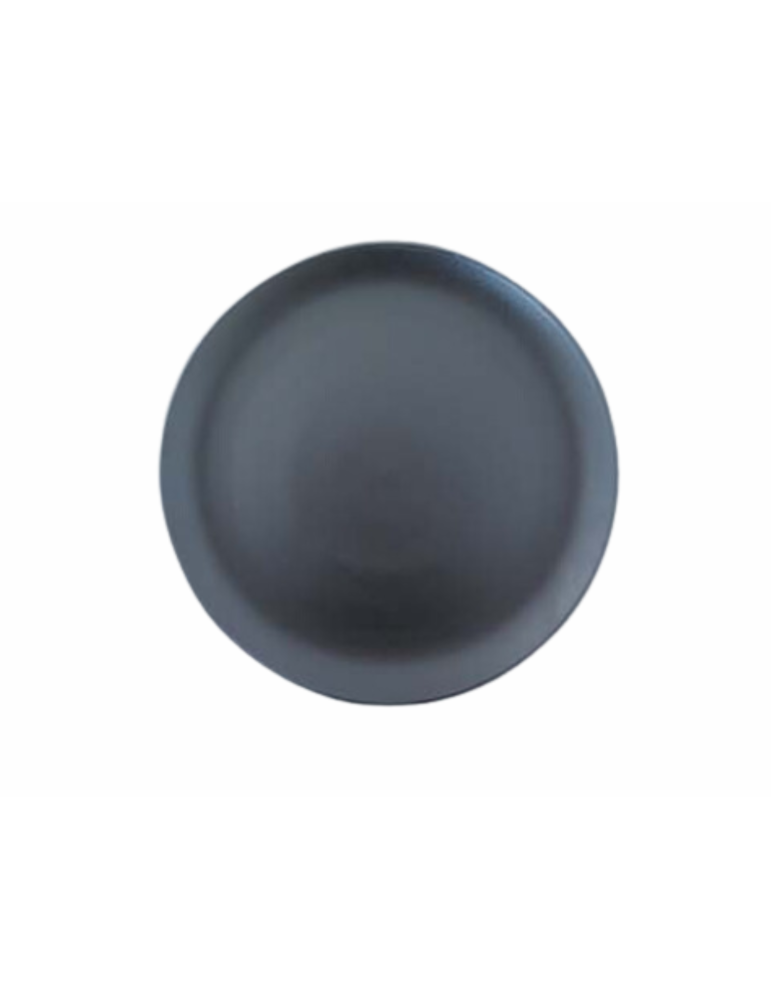 ELE MATT BLACK COUPE PLATE 23 CM (PACK OF 24)