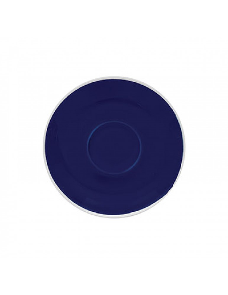 ITALIA - BLUE - CAPPUCCINO SAUCER - 14.1CM (PACK OF 12)