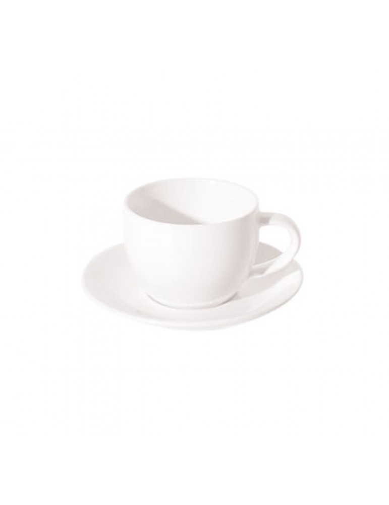 NEW BONE - WHITE - AK TEA CUP - 24CL (24) (PACK OF 24)