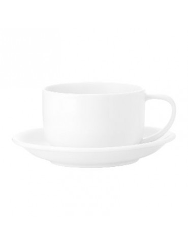 LUCERNE OLIVE COFFEE CUP + SAUCER  200ML  (PACK OF 6)